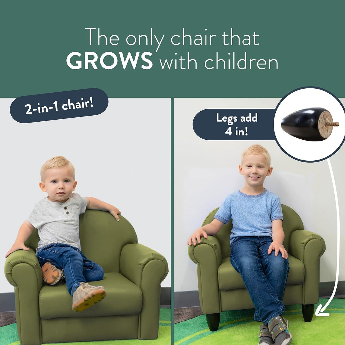 Sage Waterproof Adjustable Toddler Chair