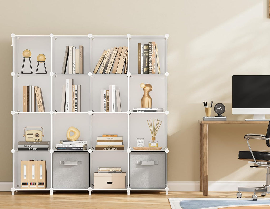 White 16-Cube Multi-Purpose Storage