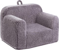Grey Washable Sherpa Kids Armchair