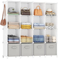 White 16-Cube Multi-Purpose Storage